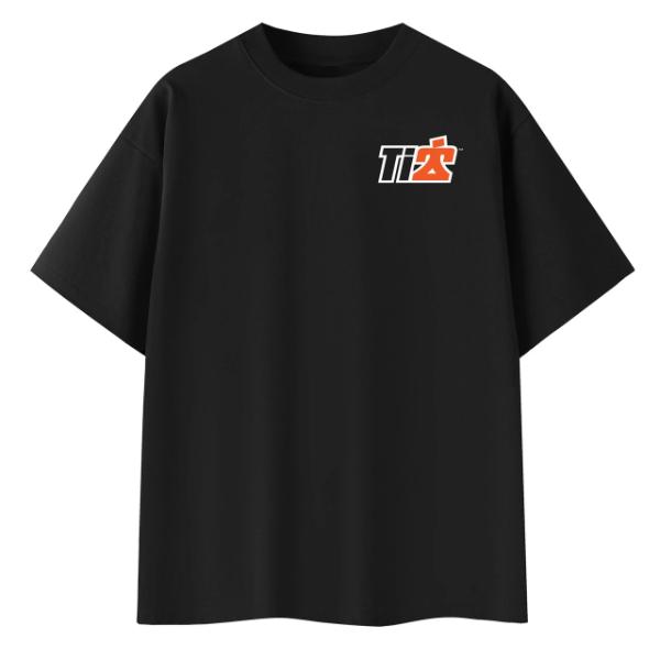 TIP9148XL Logo Sprint Car the Winning Element Script T-Shirt, Black - Extra Large