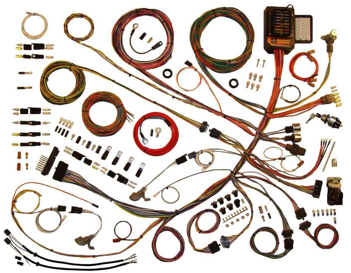 Picture of American Autowire 510303 P-U Wiring Harness for 1953-1956 Ford