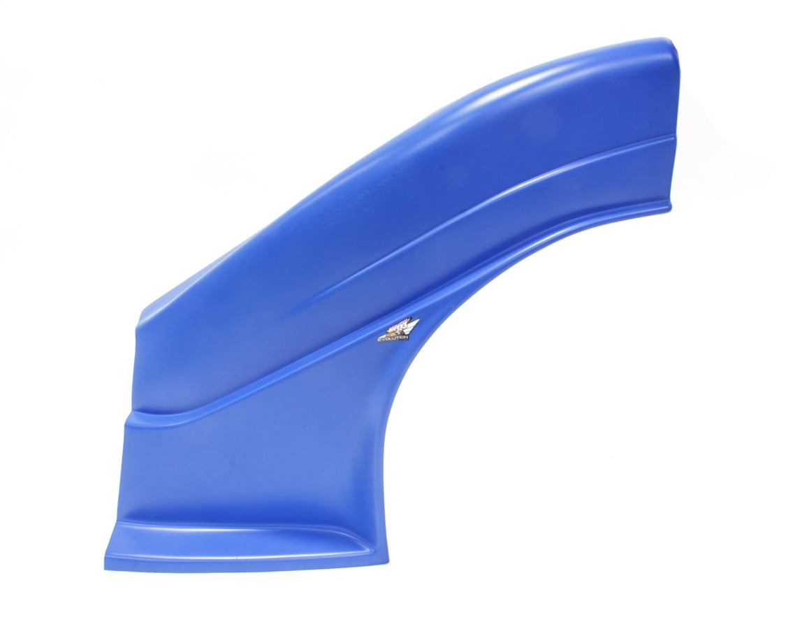 32003-23051-CBL MD3 Evolution Dirt Late Model Left Fender, Chevron Blue