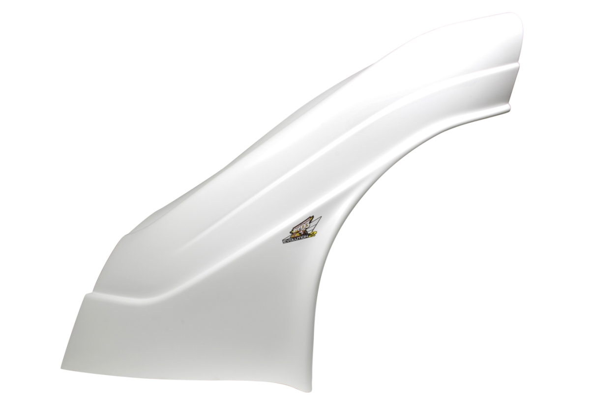 32004-23251-WL MD3 Evolution 2 Dirt Late Model Upper Left Fender, White