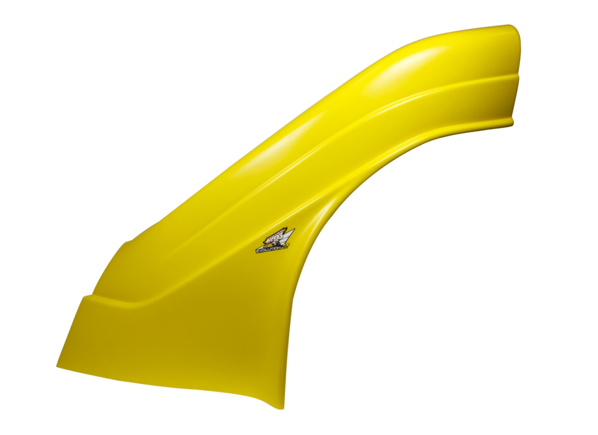 32004-23251-YL MD3 Evolution 2 Dirt Late Model Upper Left Fender, Yellow