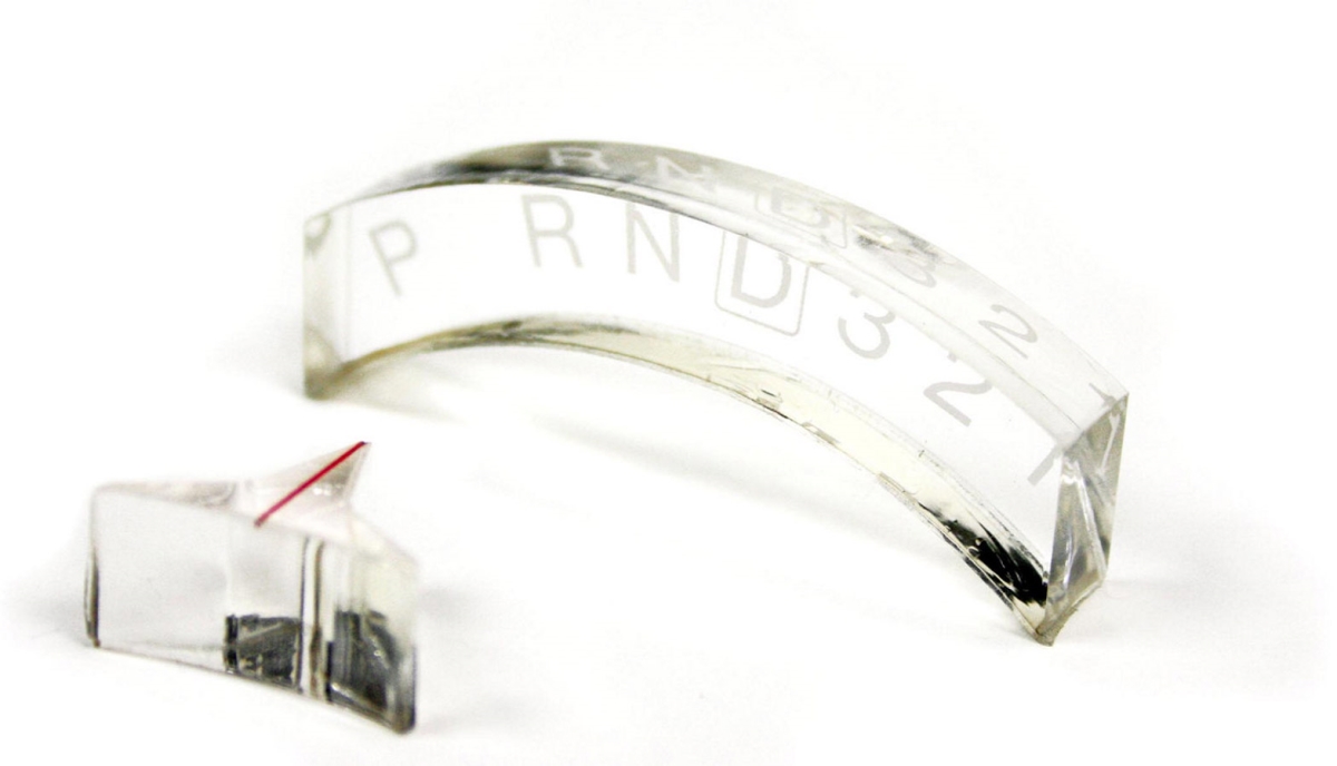 2600000010 Clear Shift Indicator with Pointer 3-Speed