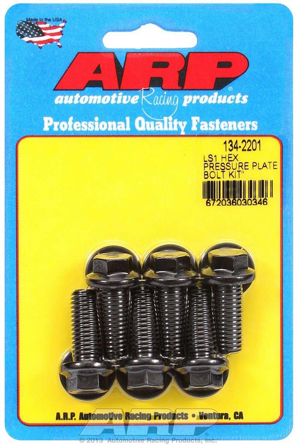 Picture of ARP 134-2201 Chromoly Steel Pressure Plate Bolt Kit for Small Block Chevrolet LS1 & LS6