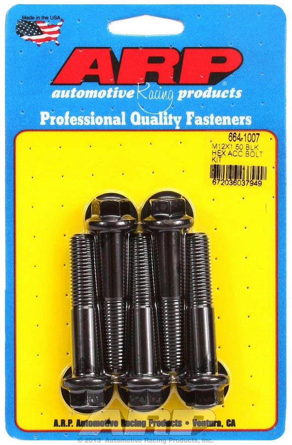 664-1007 6 Point Bolt Kit - 12 x 1.5 x 60 mm, Pack of 5