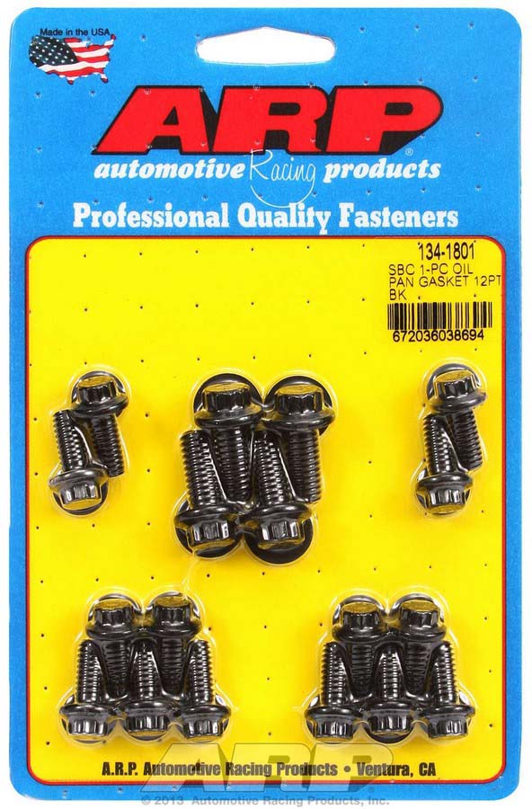 134-1801 12 Point Oil Pan Bolt Kit for Small Block Chevrolet