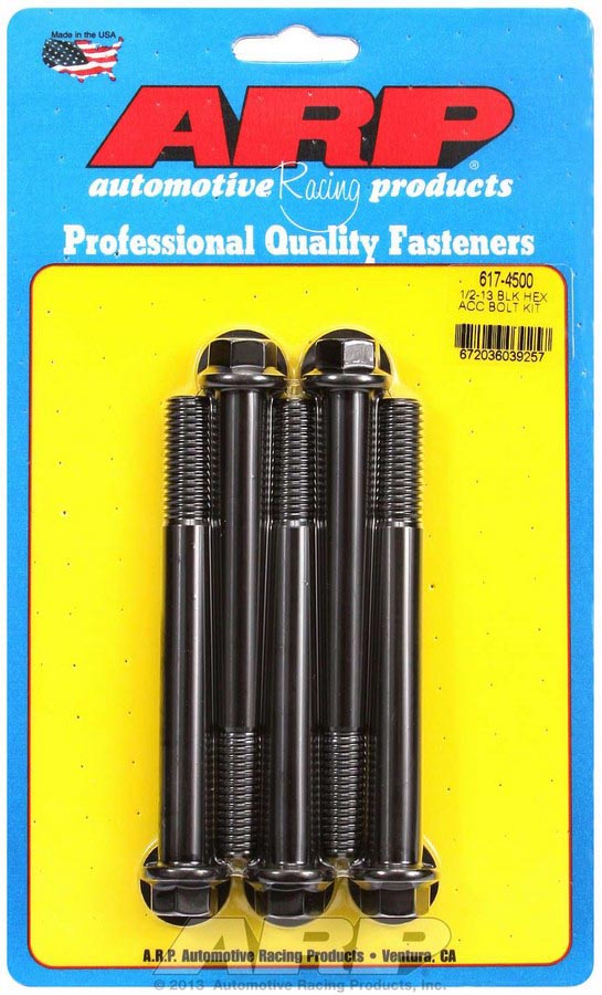 617-4500 0.5-13 x 4.5 in. 6 Point Bolt Kit, Pack of 5