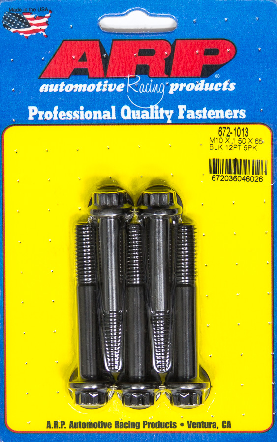 672-1013 12 Point Bolt Kit - 10 x 1.5 x 65 mm, Pack of 5