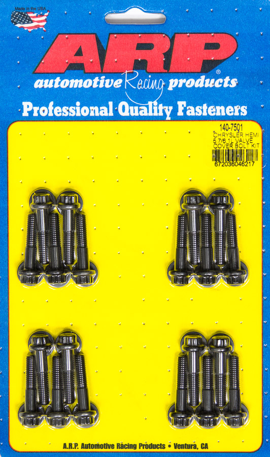 140-7501 12 Point Valve Cover Bolt Kit for Chrysler Mopar Hemi 5.7-6.1L