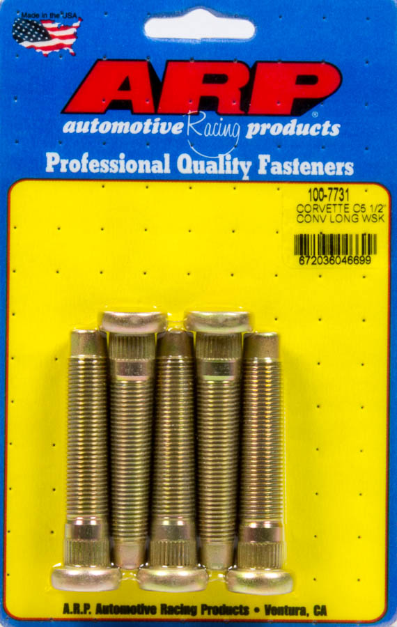 100-7731 0.5-20 in. Wheel Stud Kit for C5 Chevy Corvette - Pack of 5