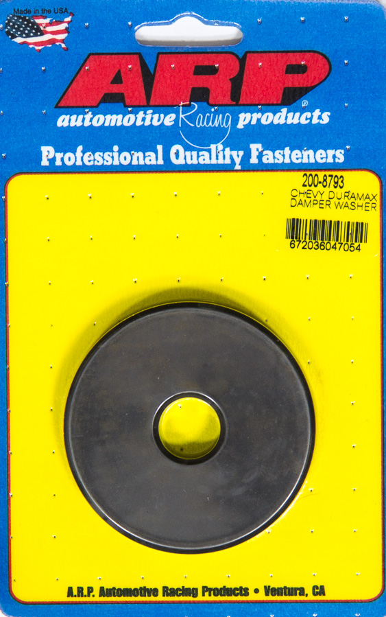 200-8793 18 mm x 2.9 in. Black Harmonic Balancer Washer with Chamfer for 2001-2016 GM Duramax 6.6L