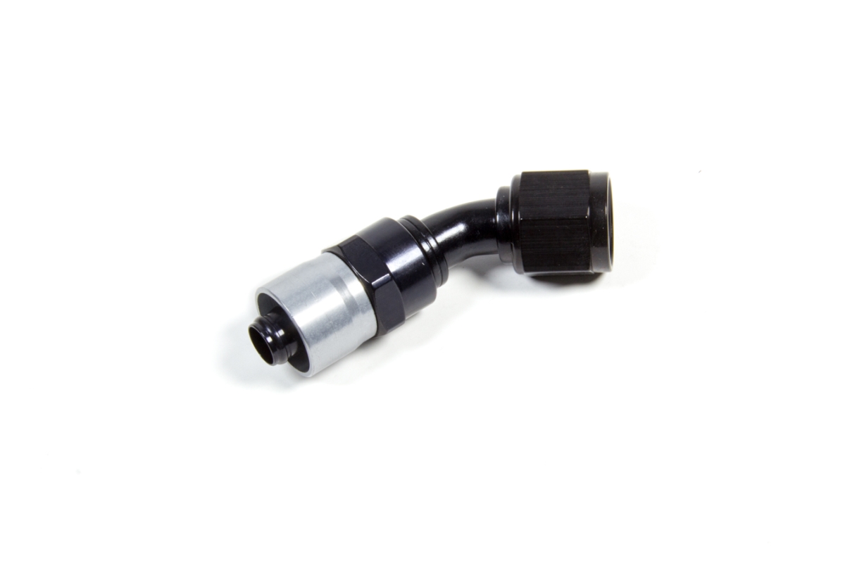 3104508 45 deg Crimp Hose Fitting, -8 AN