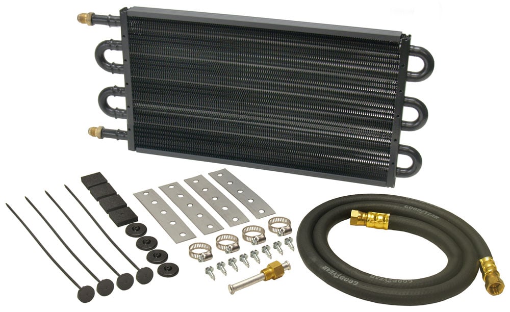 Picture of Derale 13303 7.62 x 17.5 in. 18K Heavy Duty Transmission Cooler