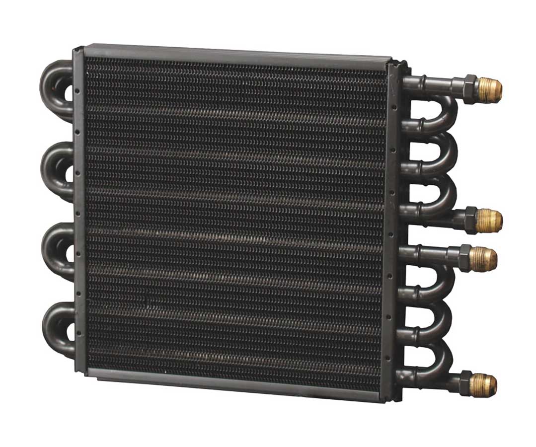 15301 8 & 8 Pass Dual Circuit Oil Cooler, 8 AN