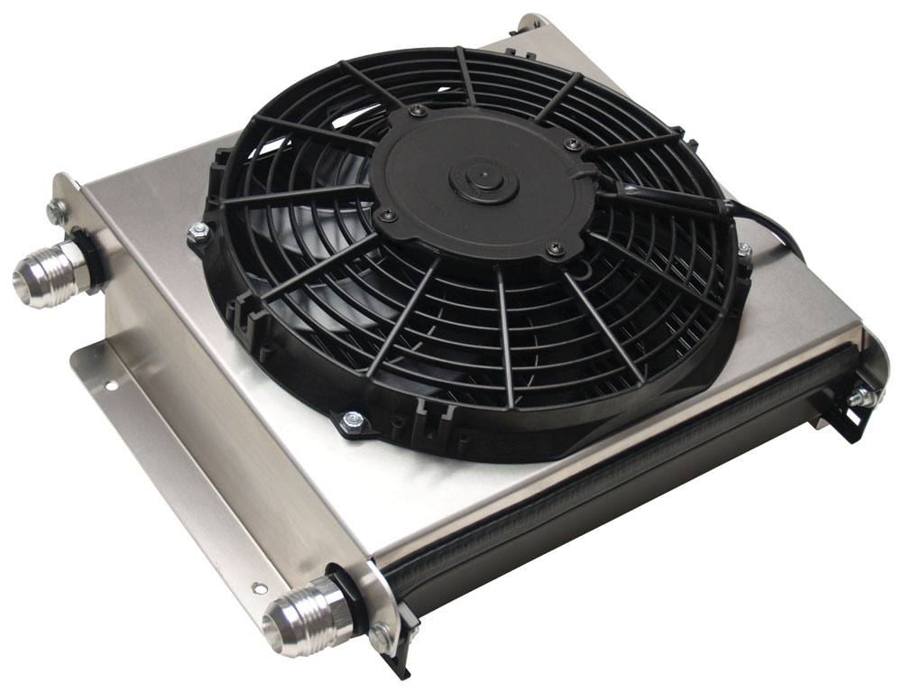 15876 -12 AN Remote Oil Cooler with Fan