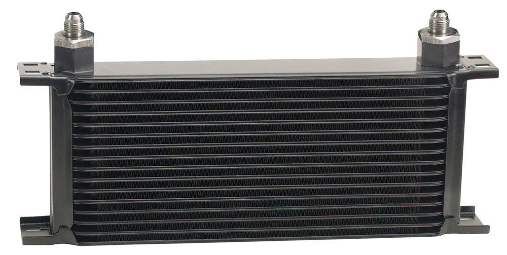 51606 5 in. 16 Row Series Stack Plate Cooler, -6 AN Inlets