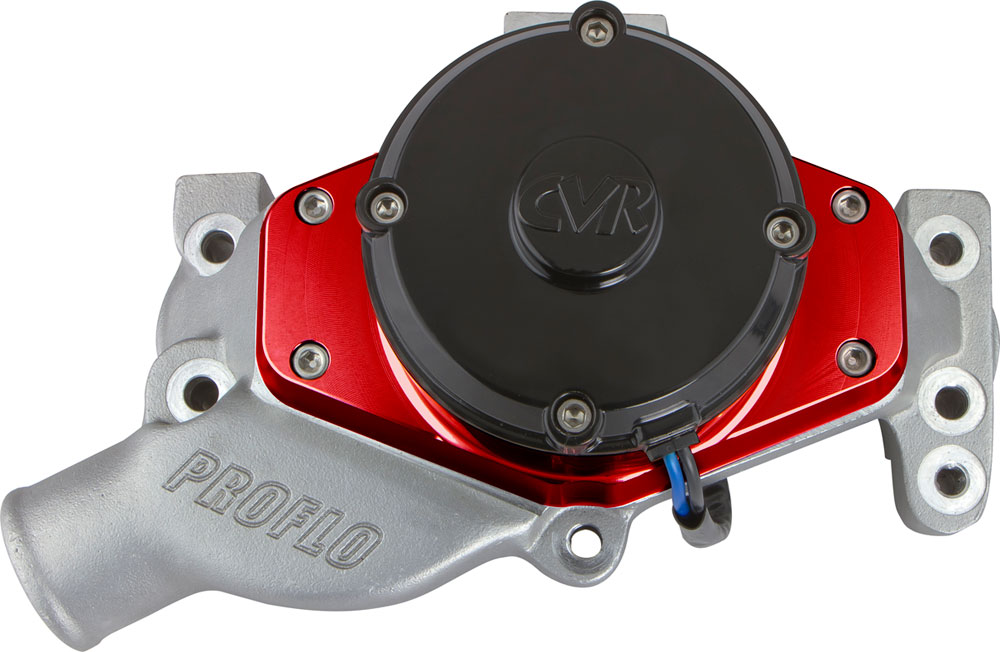 7550R 60GPM Electric Water Pump for Small Block Chevrolet - Red