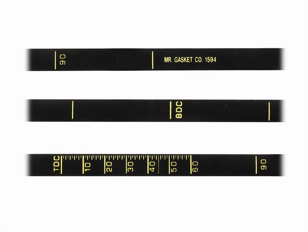 Mr. Gasket 1594 6.37 in. Timing Tape for Small Block Ford