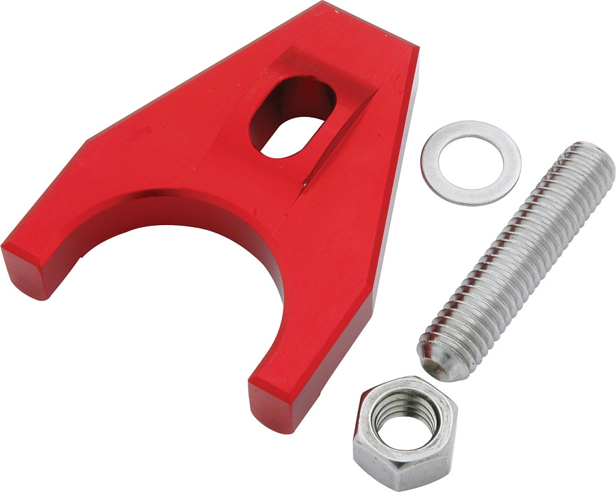 Standard Distributor Hold Down for Chevrolet - Red
