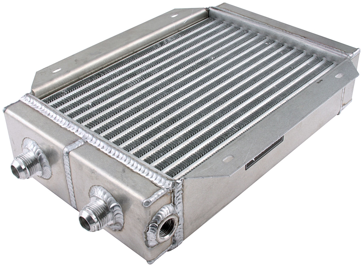 Oil Cooler Flange Mount with -12 AN Fitting