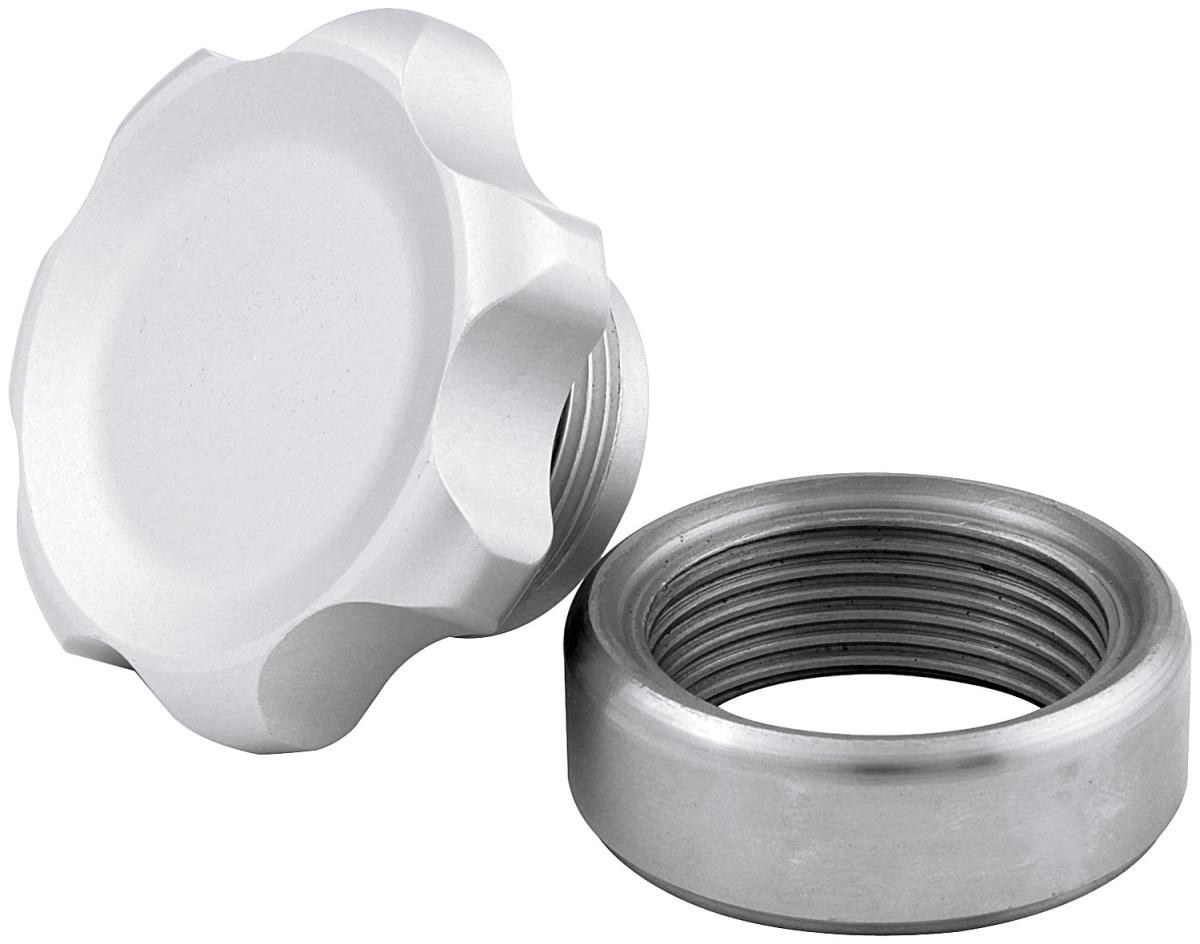 Filler Cap with Weld-in Steel Bung - Silver, Small