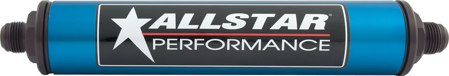 8 in. -8 AN Inline Fuel Filter - Stainless Element