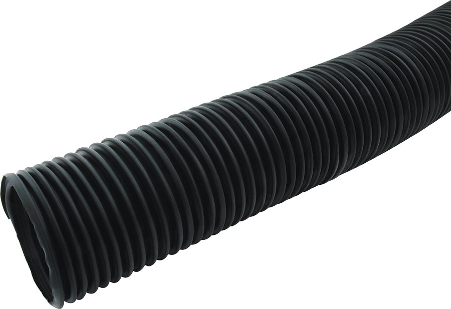 3 in. x 10 ft. Brake Duct Hose - Black, 275 deg