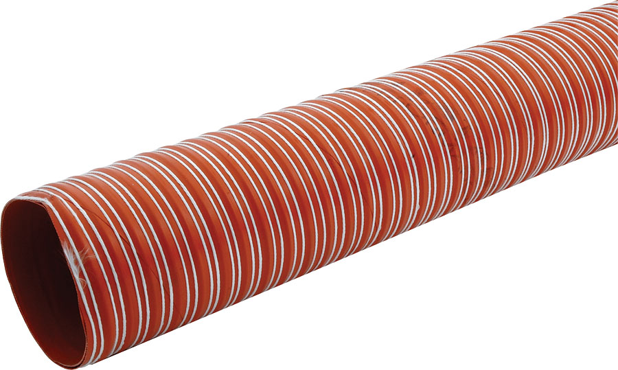 3 in. x 10 ft. Brake Duct Hose - Orange, 550 deg