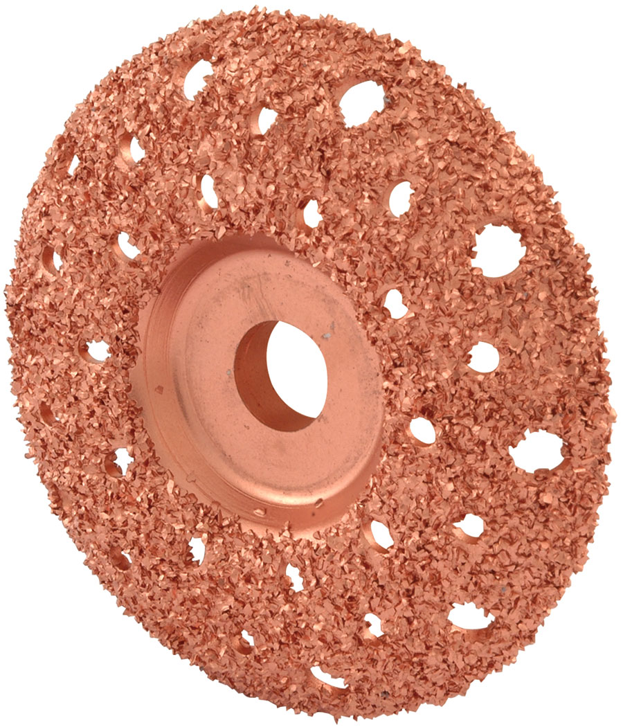 ALL44180 4 in. Dia. 23 Grit Rounded Grinding Disc, 0.62 in. Arbor Hole