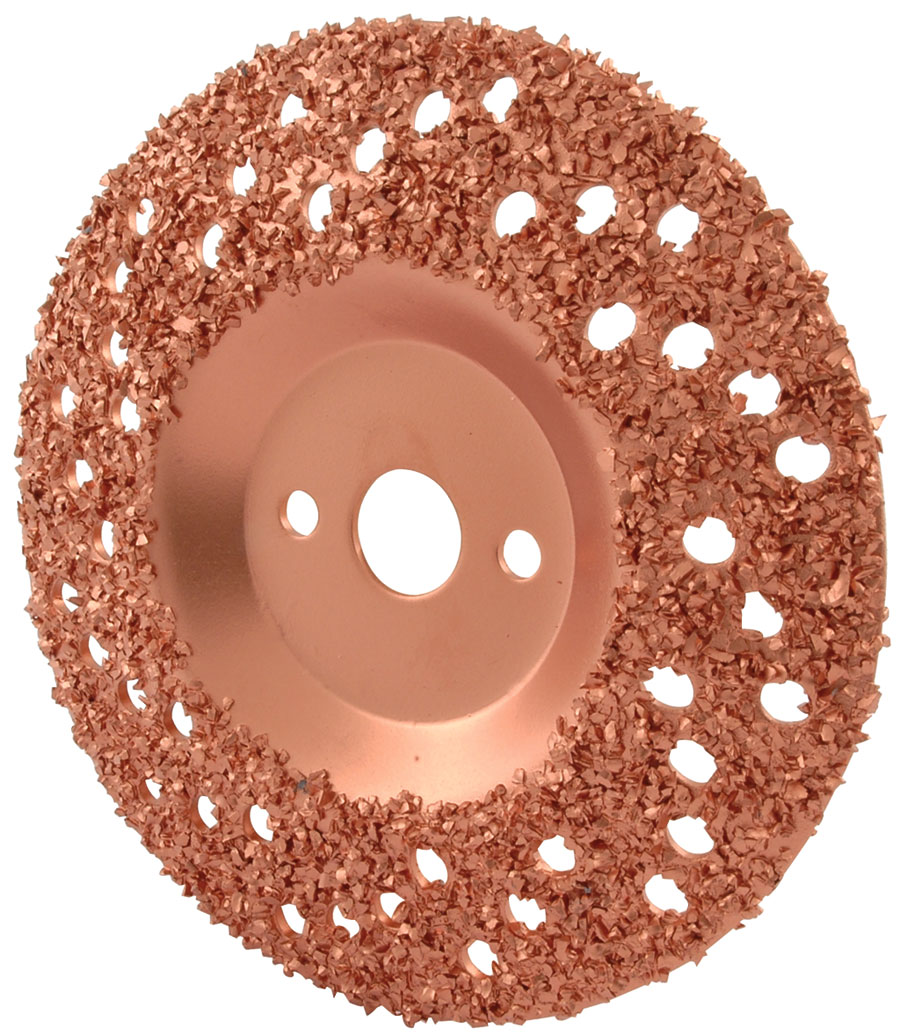 7 in. Dia. 16 Grit Rounded Grinding Disc, 0.87 in. Arbor Hole