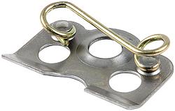 0.06 in. Weld-on Quick Turn Brackets with 1.37 in. Spring, Pack of 10