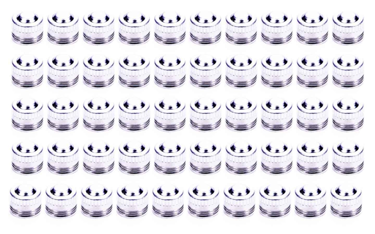 ALL50824-50 -8 Aluminum Caps - Pack of 50