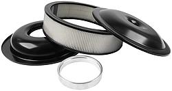 14 in. Lightweight Air Cleaner Kit 3 in. Paper Element, Black