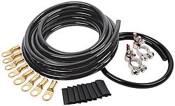 4 Gauge Battery Cable Kit, Black