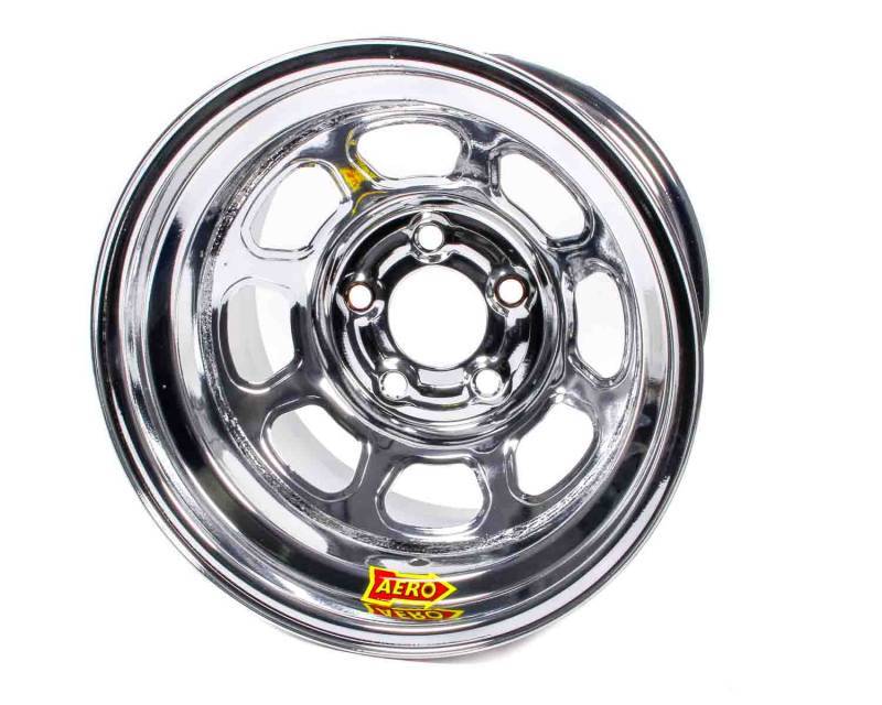 51-205030-RF 51-Series Spun Formed Wheel - Chrome - 15 x 10 in. - 3 in. Backspace - 5 x 5 in. Bolt Pattern