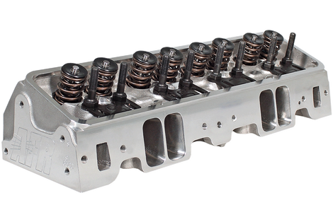 AIR FLOW RESEARCH 916 Small Block Chevy 180cc Street Heads 65cc S&P with Heat Riser