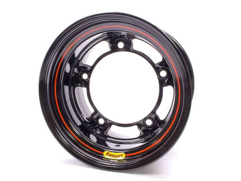 50SR3 Wide 5 Armor Edge Spun Wheel - 15 x 10 in. - Black - 3 in. Back Spacing - 18 lbs