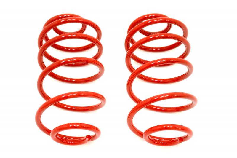 SP015R Lowering Springs - Rear - 2 in. Drop - Red - 1967-72 GM A-Body