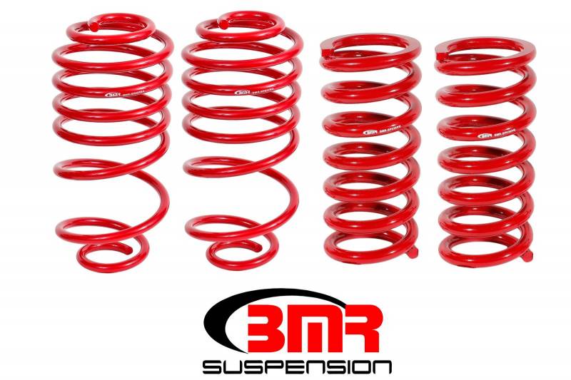SP035R Lowering Springs - 1.5 in. Drop - Red - 1978-87 GM G-Body