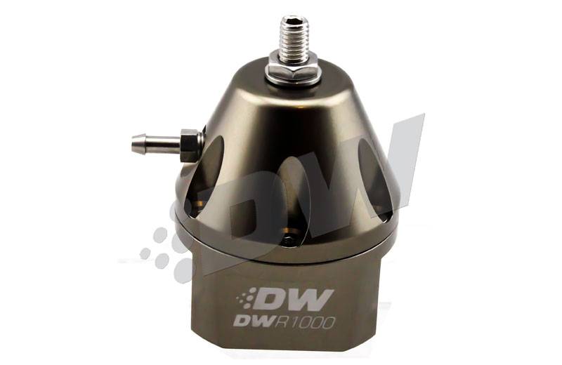 6-1000-FRT Fuel Pressure Regulator Adjustable Titanium Finish
