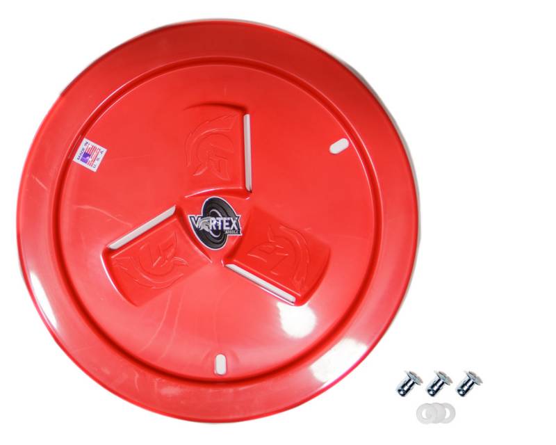 10190 Products Quick Release Fastener Mud Cover Vented Cover Only Plastic - Red