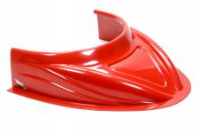 040-4113-R 5 in. Tall MD3 Hood Scoop Flat Bottom - Red