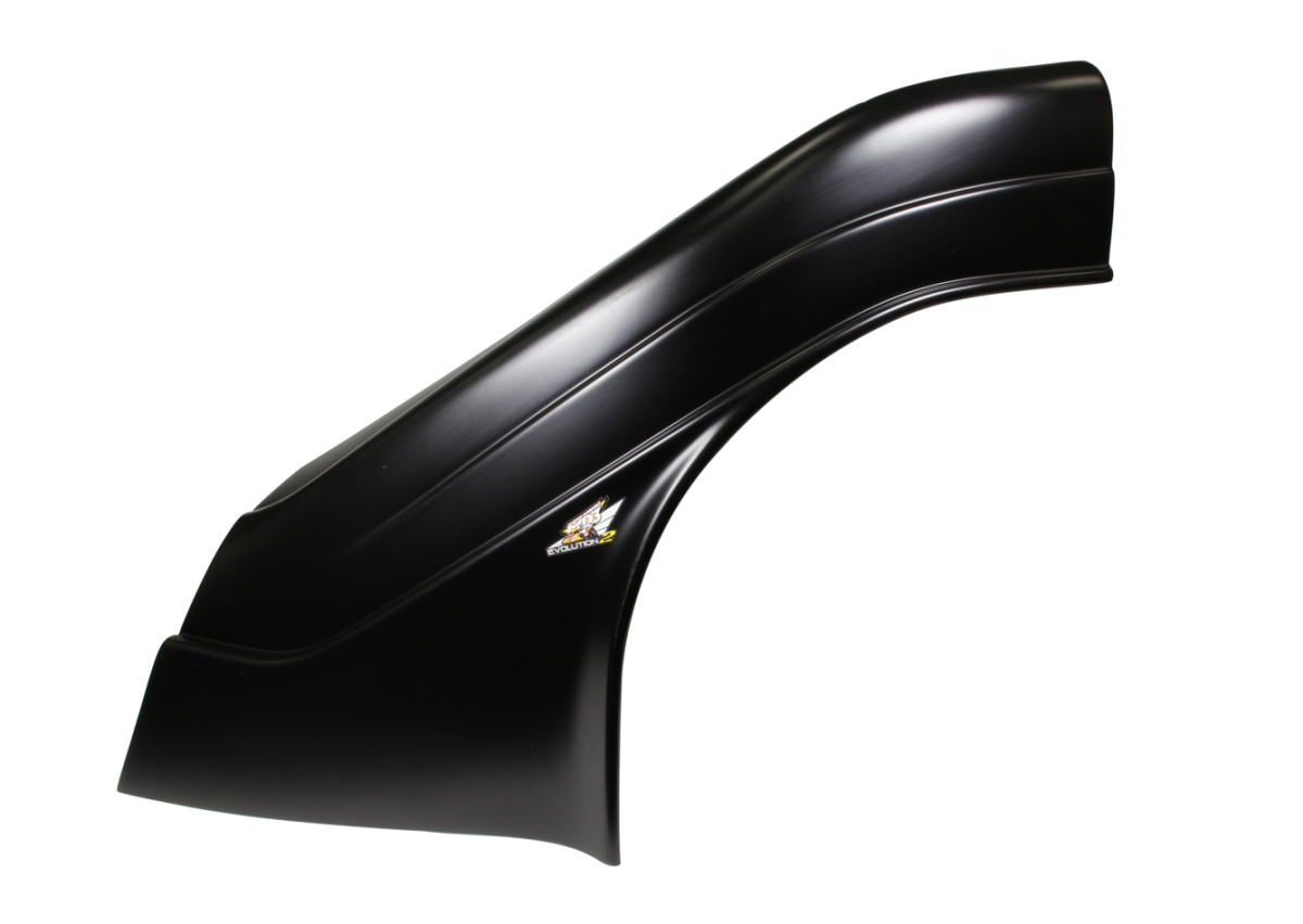 32004-23251-BL Left Side MD3 Evolution II Dirt Late Model Upper Fender - Black