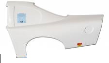 463-270-WR Right Side ABC Trad Roof Ultraglass Quarter Panel - White