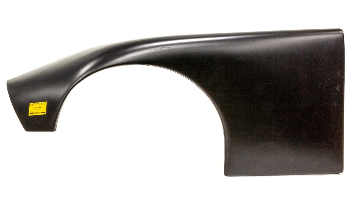 660-23-BL 8 in.Tires Left ABC Plastic Fender - Black