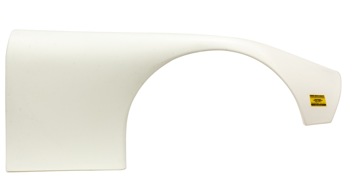 660-24-WR 10 in. Tire ABC Plastic Fender - White