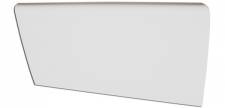 662-211A-WR Right Extra-Long Straight Aluminum Doors - White