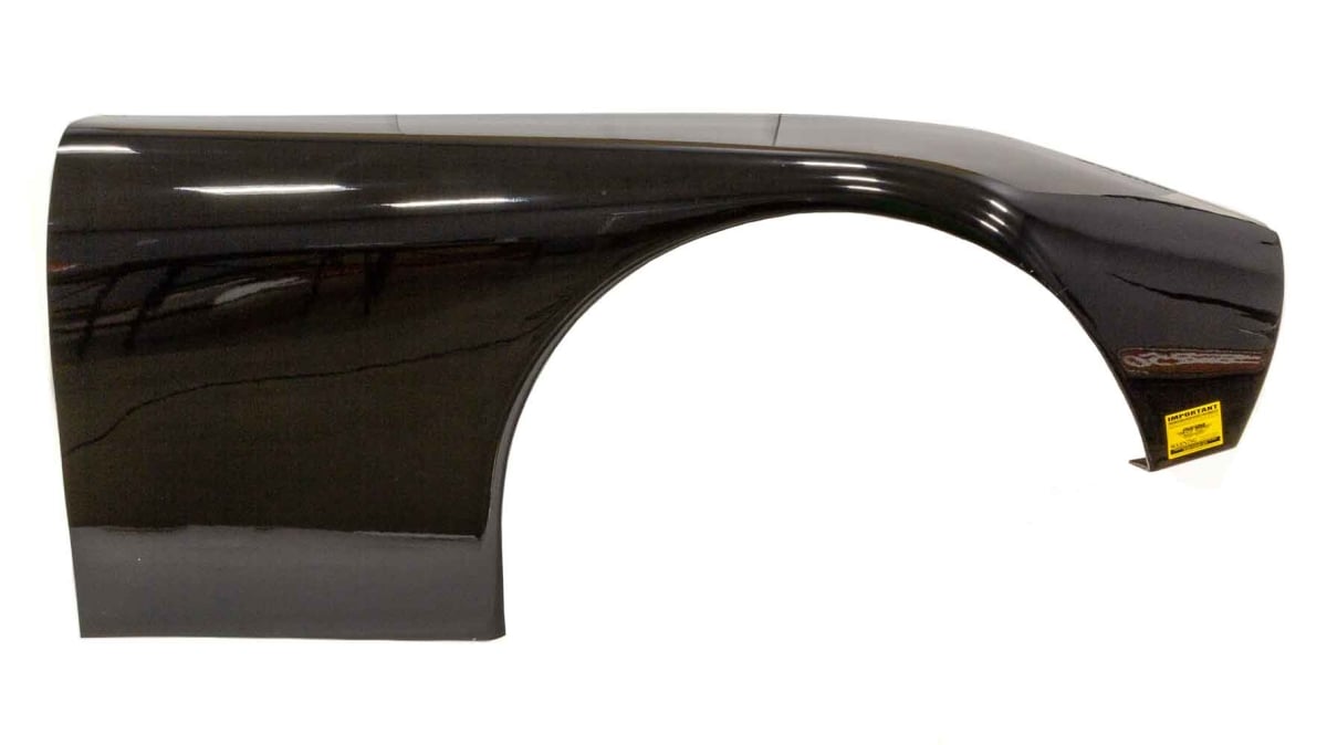 663-240-BR 10 in. Tires Right Side ABC Ultraglass Fender - Black