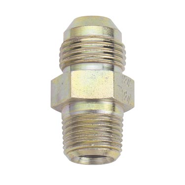 581605 -4 AN 0.25 in. MPT Straight Adapter - Steel