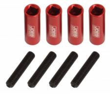 34352 0.25-28 in. Aluminum Valve Cover Nut Kit with Studs