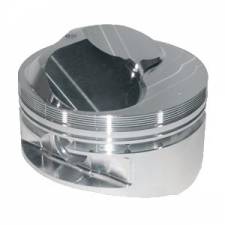 182067 4.125in. Bore Domed Piston Set - Silver - Set of 8 - High Compression